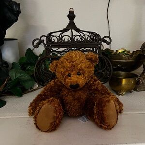 Russ Berrie brown bear stuffed plush Potbelly “Icky” rare collectible Teddy Bear